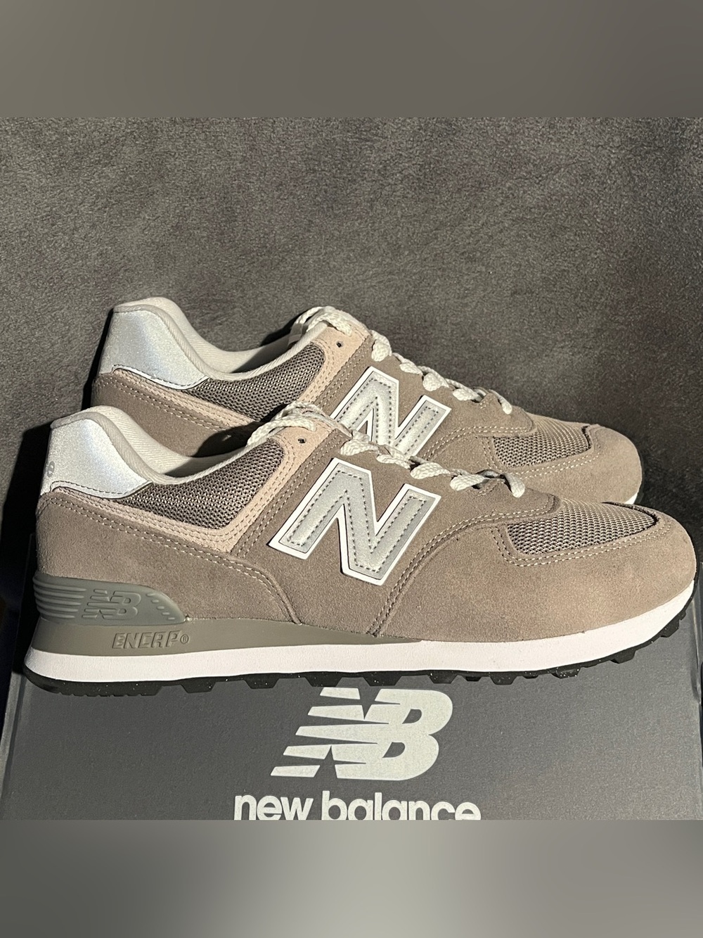 New Balance Men’s Sneakers 574 Gray Size 9 US 2E Wide